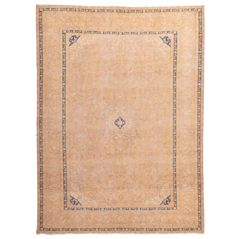 ECARPETGALLERY Hand-knotted Antalya Vintage Copper Wool Rug - 9'4 x 12'5