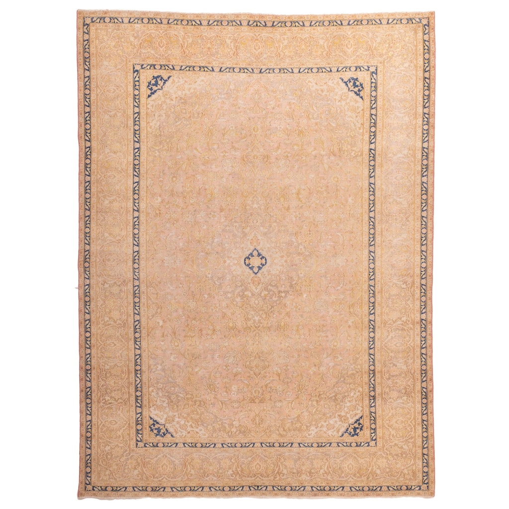 ECARPETGALLERY Hand-knotted Antalya Vintage Copper Wool Rug - 9'4 x 12'5