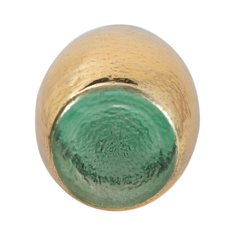 Sagebrook Home Modern Glam Glass Cylinder Dipped Vase