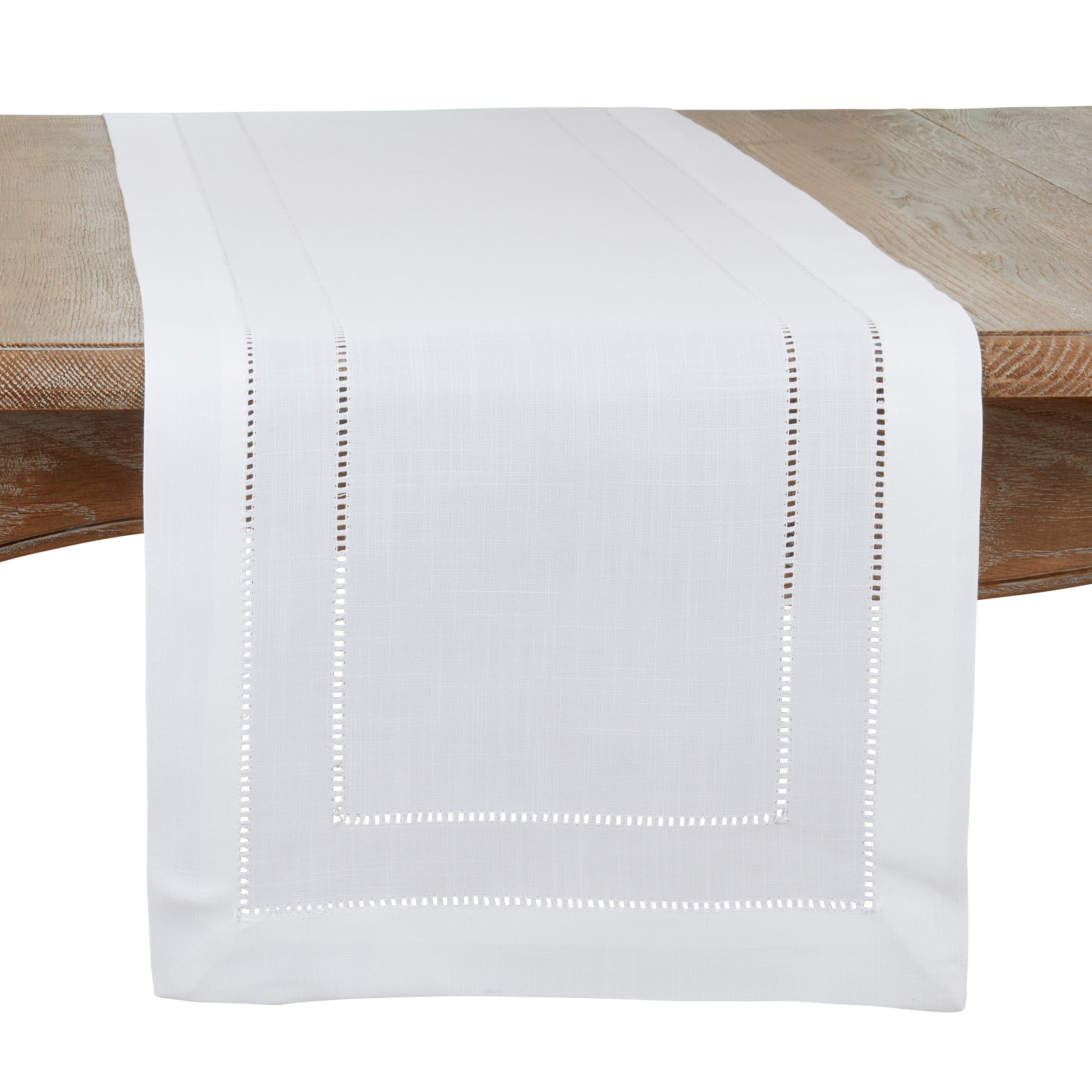 Double Hemstitch Design Table Runner - 16"x72"