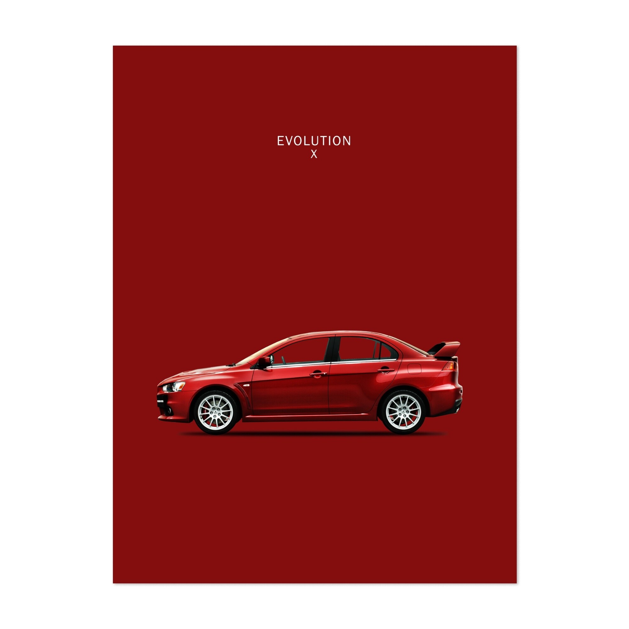 Phoenix Arizona Mitsubishi Lancer Evolution X Cars Art Print