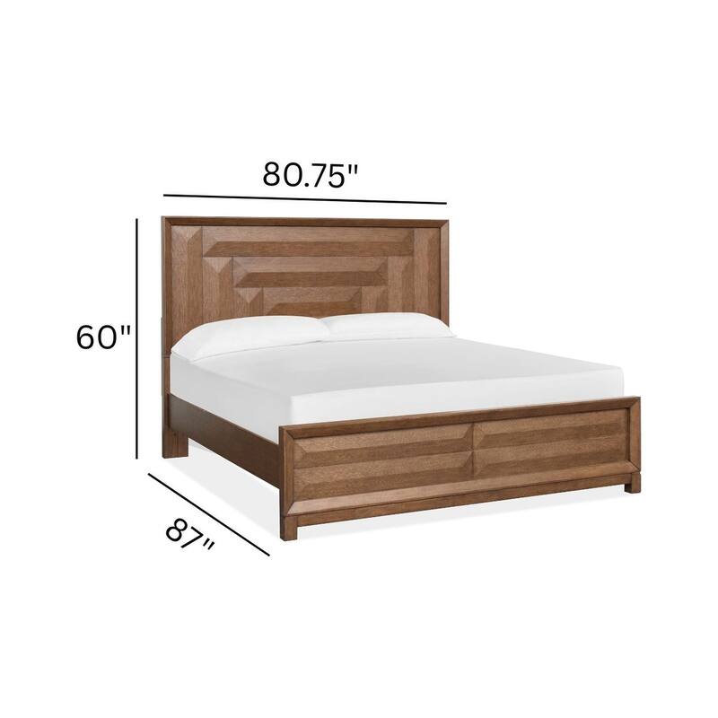 Magnussen Home Callisto Bourbon Brown Panel Bed