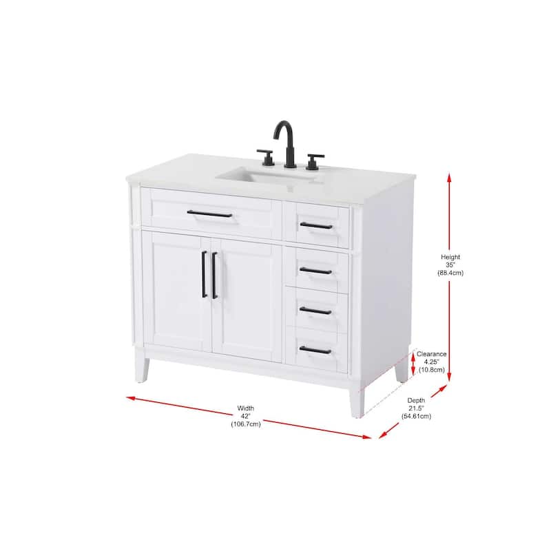 Rachel Single Bathroom Vanity (32-42 inch)