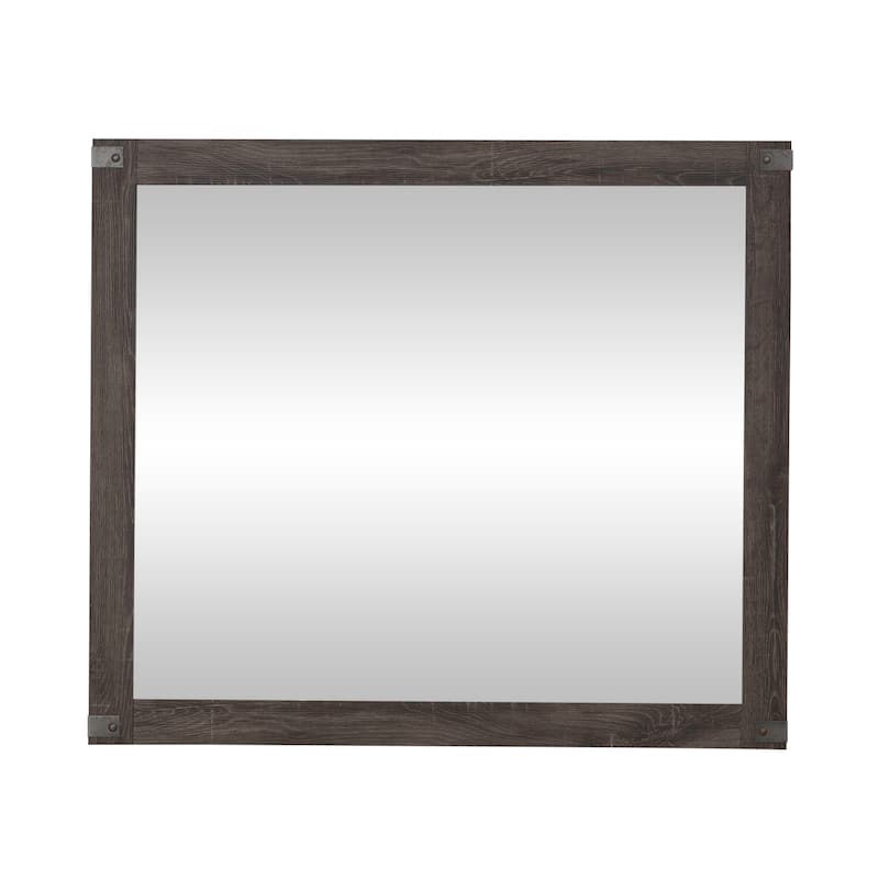 Lakeside Haven Brownstone Landscape Mirror