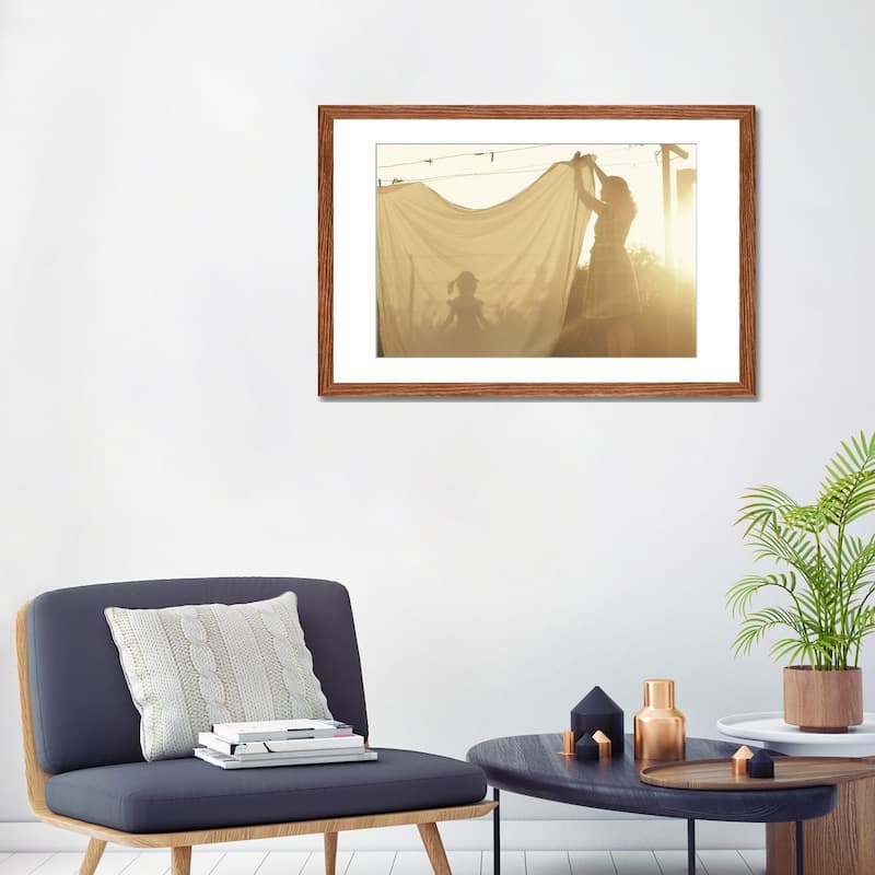 iCanvas "Autumn Shadow Clothesline" by Mandy Lynne PFA