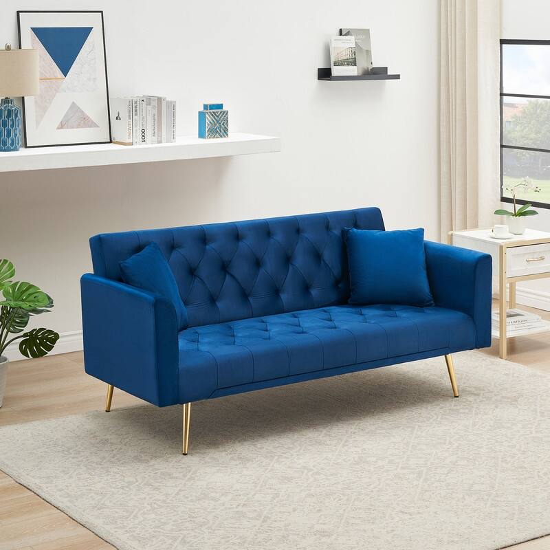 71" Convertible Double Folding Living Room Sofa Bed