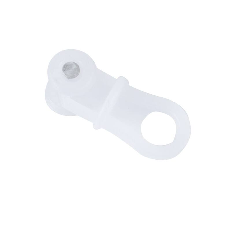 20 Pcs 9mm Dia Wheel Plastic Installation Curtain Track Rollers White 28x13x12mm