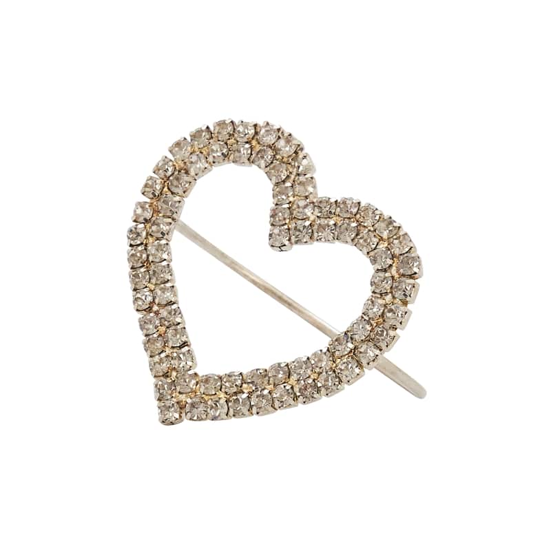 Beaded Napkin Rings With Heart Design (Set of 4)