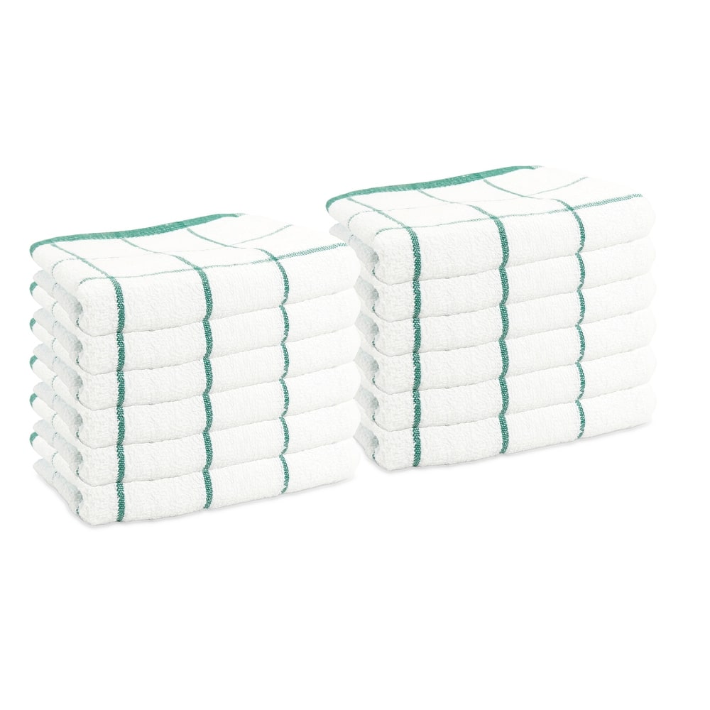Cooks Linen Kitchen Towels - 12 Pack - 15x25
