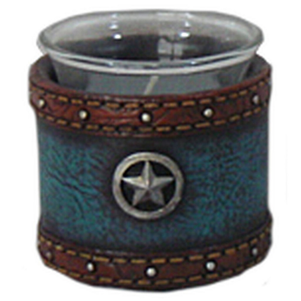 Shop Gift Corral Western Star Votive Candle Holder Home Decor Blue