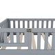 preview thumbnail 98 of 106, Twin/Full/Queen Size Floor Bed w/Door & Fence,Montessori Floor Bed for Kids,Solid Wood Twin/Full/Queen Bed Frame for Girls Boys