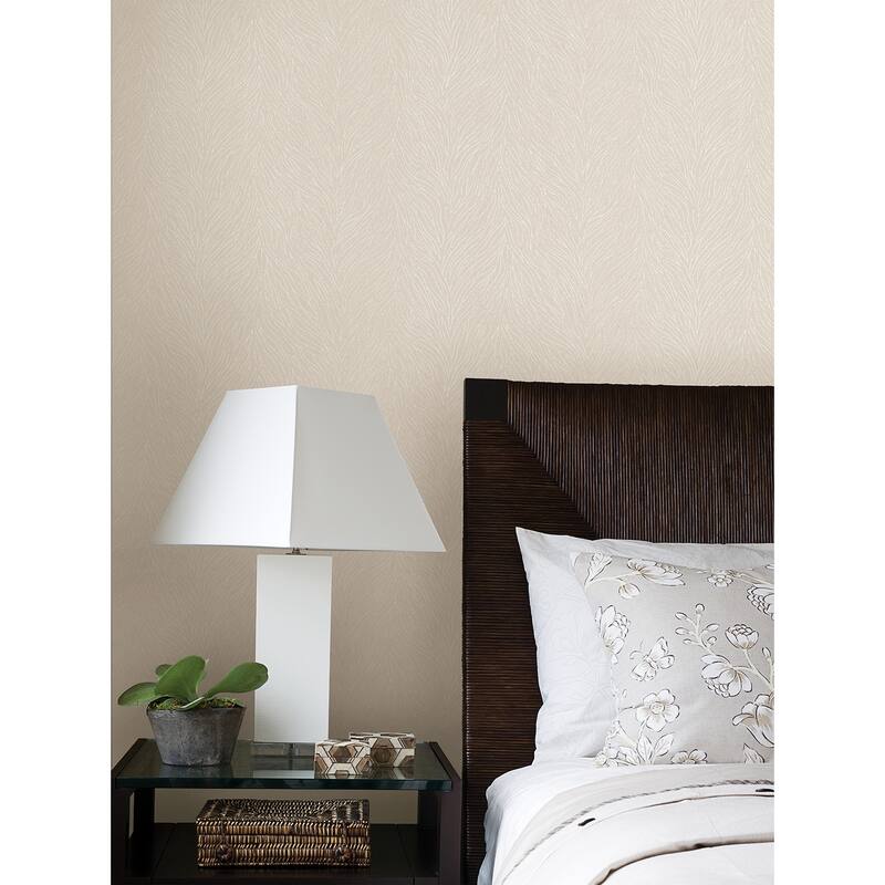 Advantage Tomo Cream Abstract Wallpaper - 20.9in x 396in x 0.025in