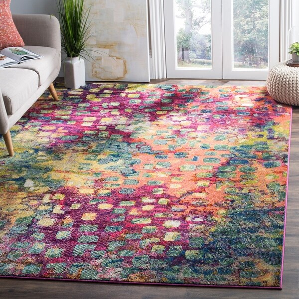 Safavieh Monaco Shiloh Boho Watercolor Rug. Opens flyout.