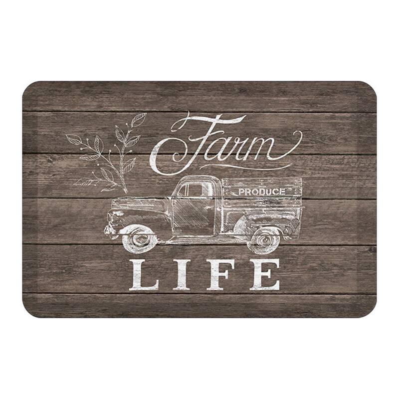 Laural Home Farm Life 20" x 30" Kitchen Mat - 20" x 30"