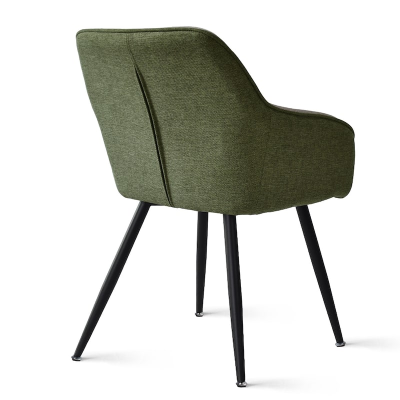 Upholstered Dining Chair with Arms (Set of 2)