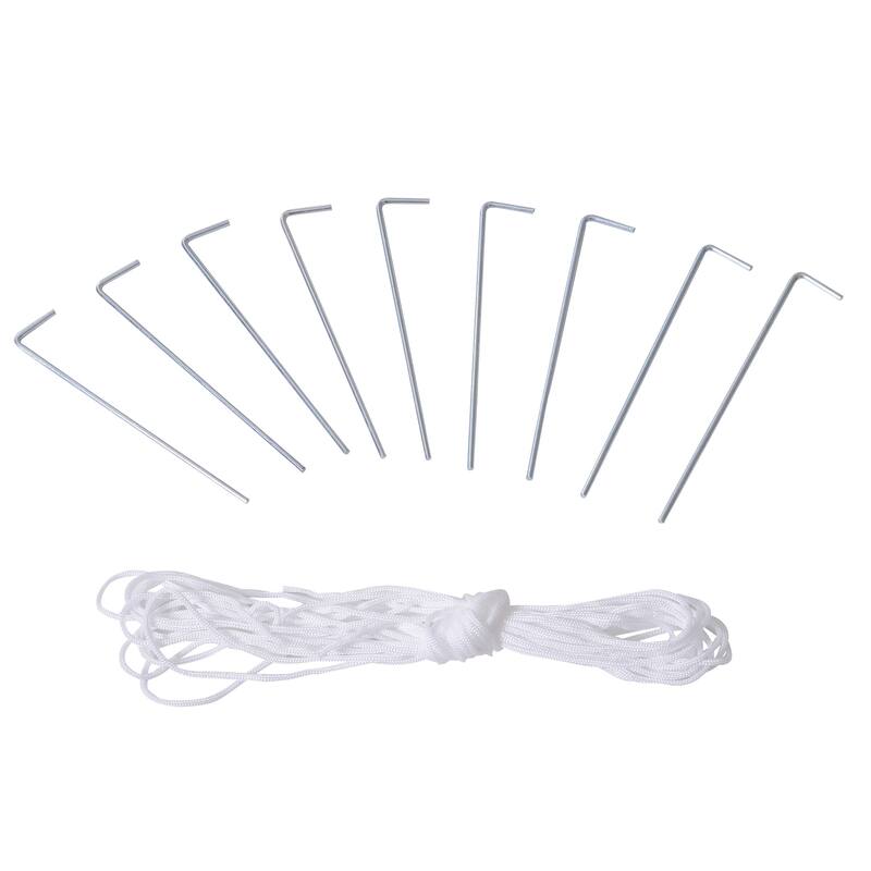 Outsunny 10' x 10' Folding Slant Leg Screened Sun Shelter Canopy Tent with Mesh Sidewalls