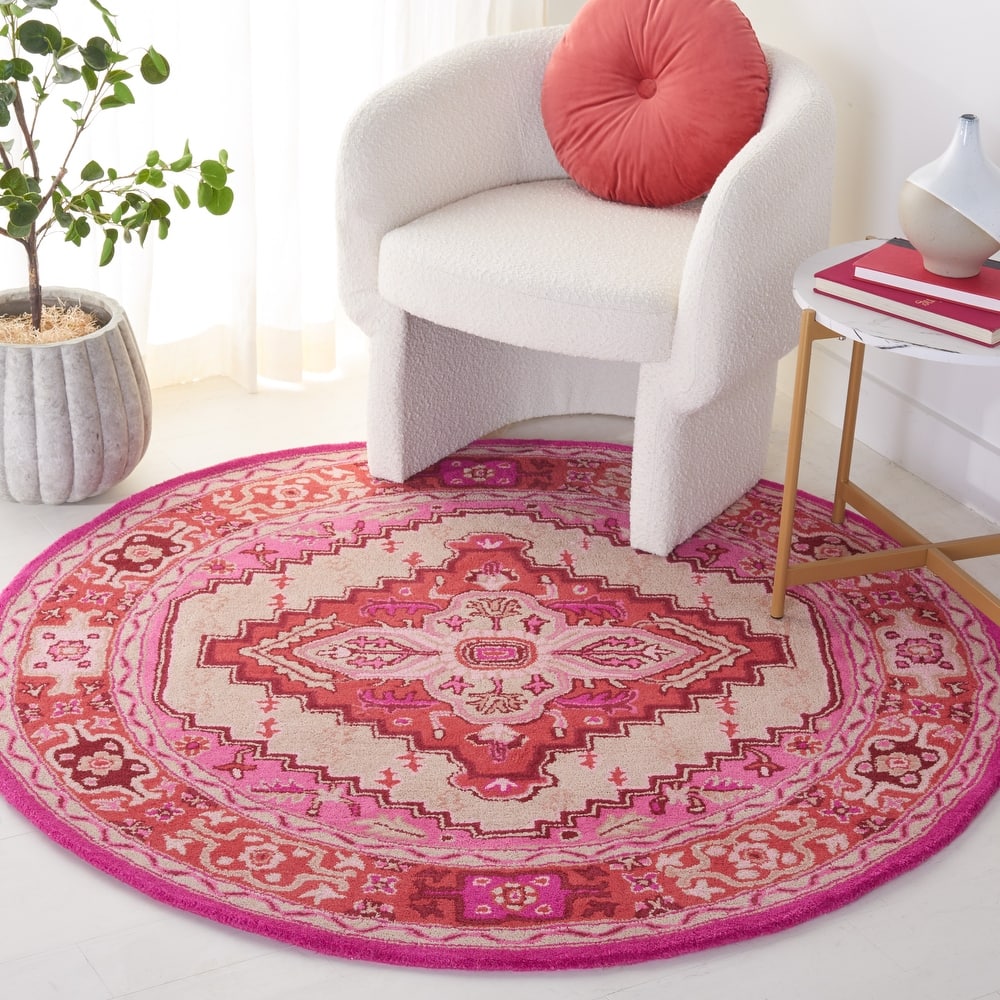 SAFAVIEH Handmade Bellagio Zyrafete Modern Oriental Wool Rug