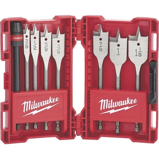 Milwaukee Accessory 8Pc Spade Bit Set 49-22-0175 Unit: EACH