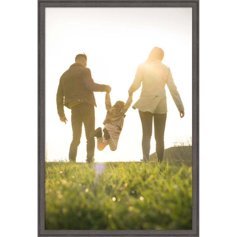 Florence Gold Framed Picture Frame, Photo Frame - 24x36 - Florence Pewter