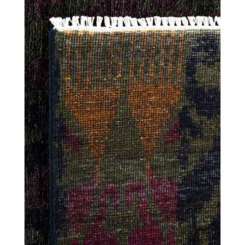 Overdyed, One-of-a-Kind Hand-Knotted Area Rug - Brown - 6' 0" x 9' 2"