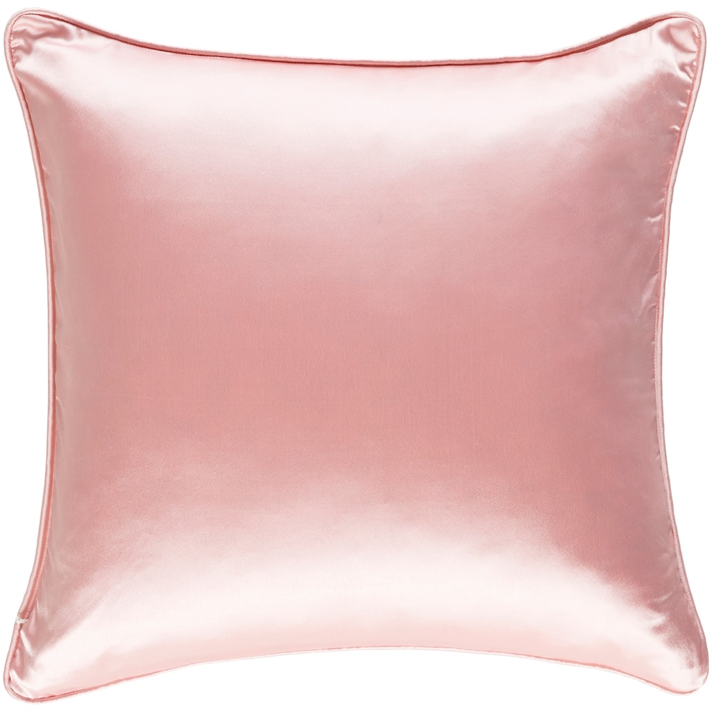 Decorative Verdi Pink 18-inch Throw Pillow Cover