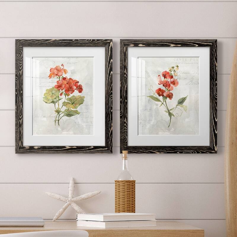 Linen Geranium-Premium Framed Print - Ready to Hang