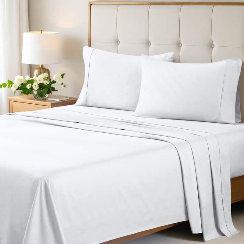 Superior Egyptian Cotton 700 Thread Count Eco-Friendly Solid Sheet Set