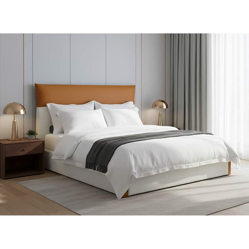 Brea Upholstered Queen Bed in Contrasting Colored Upholstery