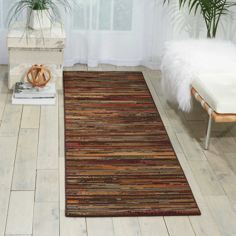 Nourison Paramount Contemporary Stripes Area Rug