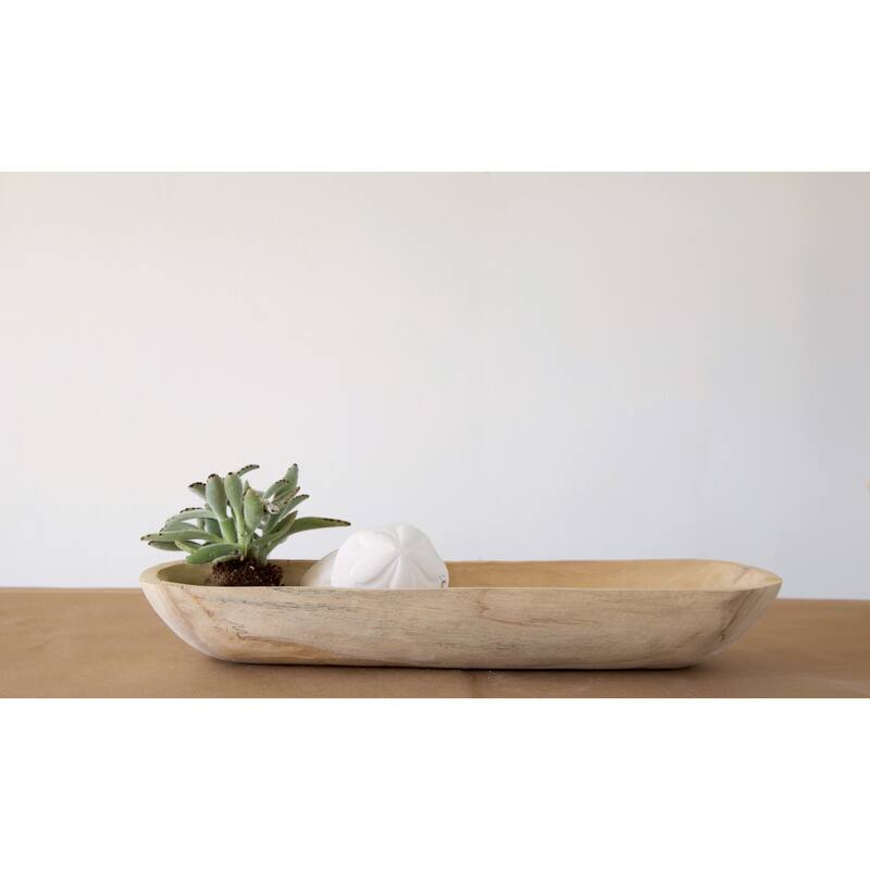 Decorative Paulownia Wood Tray On Sale Bed Bath & Beyond 36952268