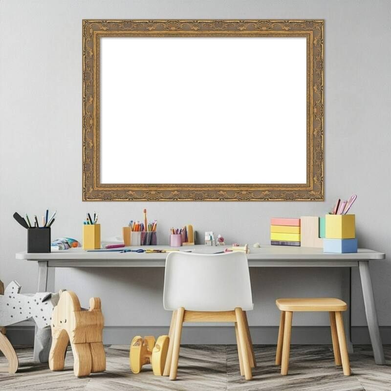 Filigree Framed Dry Erase Magnetic Board