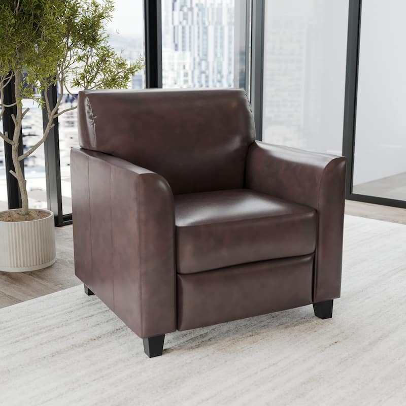 LeatherSoft Chair with Clean Line Stitched Frame - 30.5"W x 29"D x 31.5"H