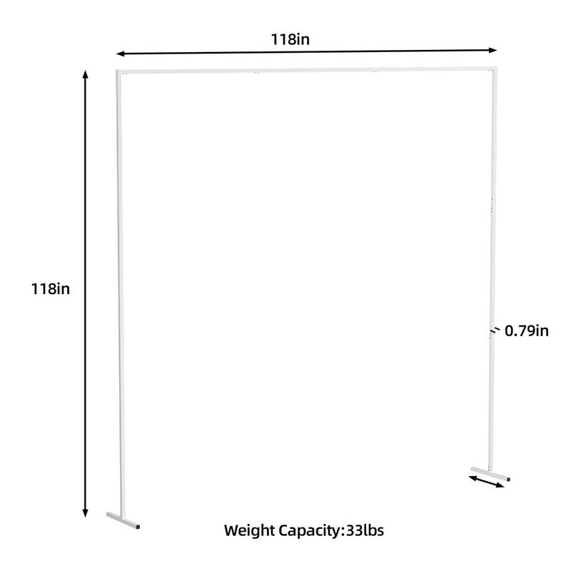10ft x10ft Wedding Party Prom Backdrop Stand Pipe Kit Curtain Frame
