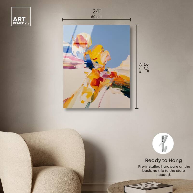 Flippant Bloom II Acrylic by Art Remedy, Ready to Hang