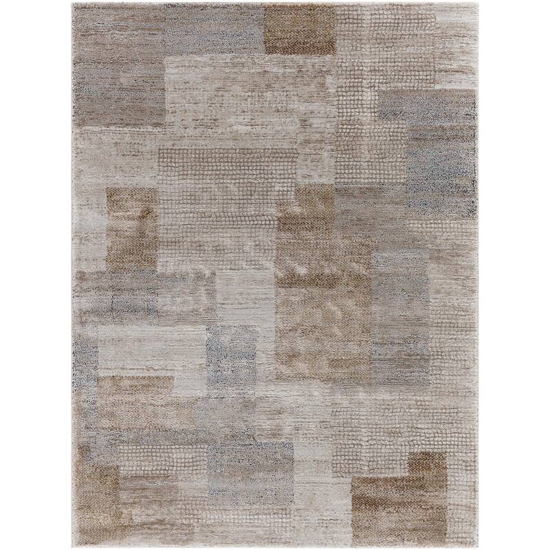 Livabliss Montana Modern & Contemporary Area Rug - Tan - 9'2" x 12'