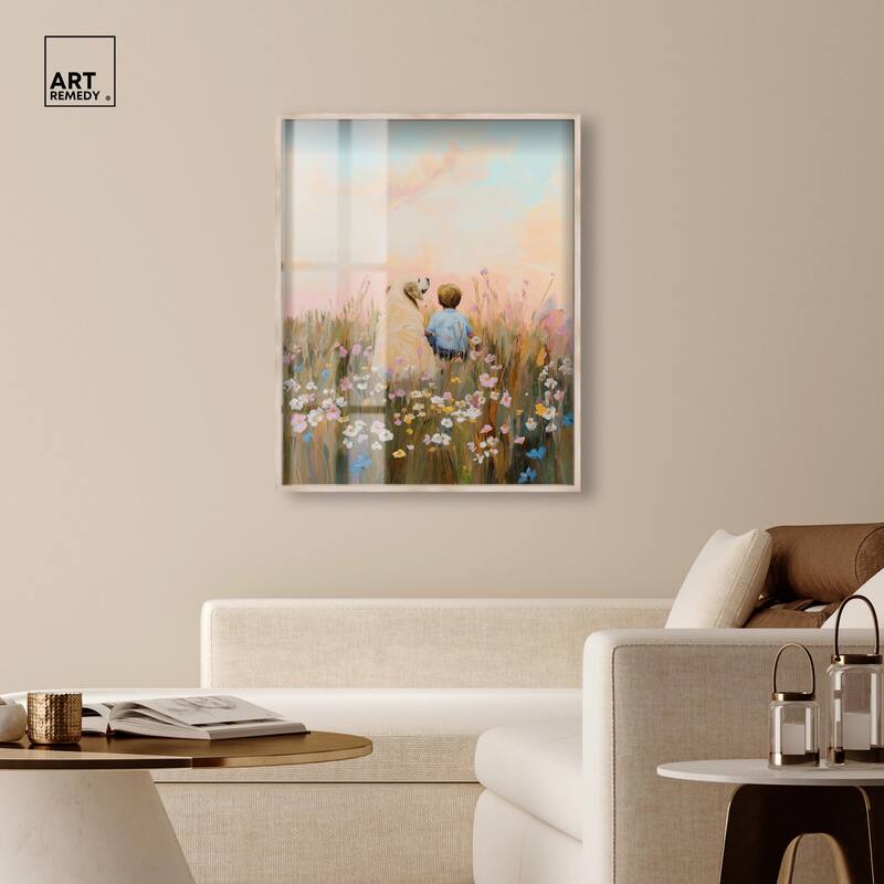 Sunset Companions Shadowbox by Art Remedy