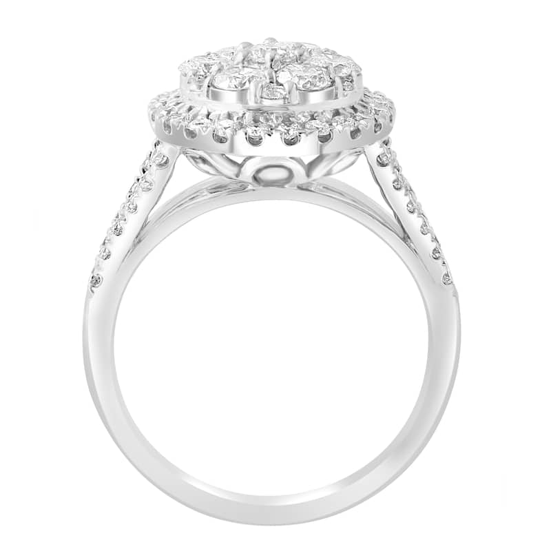 Effy Women's 14K White Gold Diamond Ring