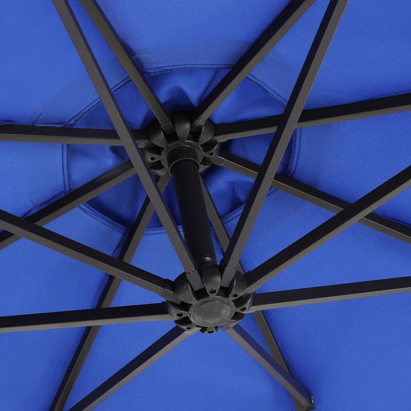 Weller 10-foot Offset Cantilever Hanging Patio Umbrella
