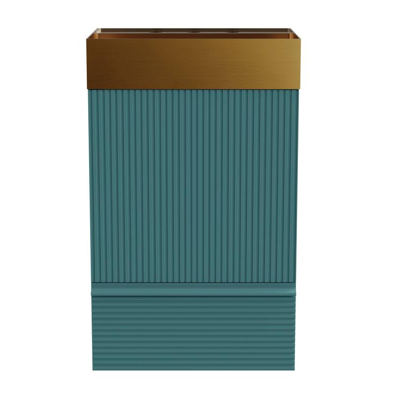 20"Bathroom Vanity with Stainless Steel Sink