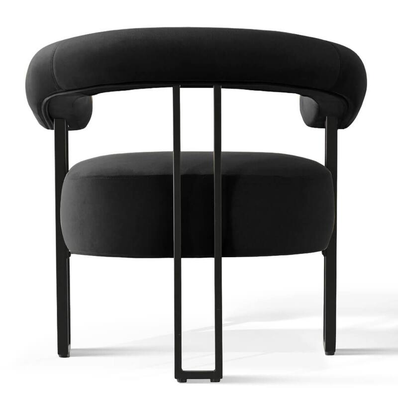 30" Wide Upholstered Velvet Accent Chair