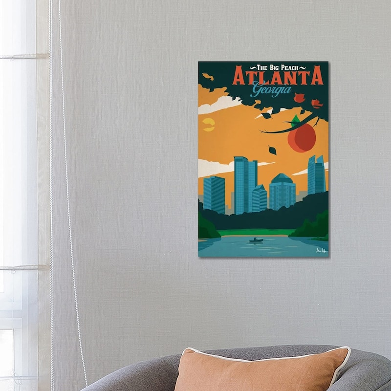 iCanvas "Atlanta" by IdeaStorm Studios Canvas Print - 26x18x1.5
