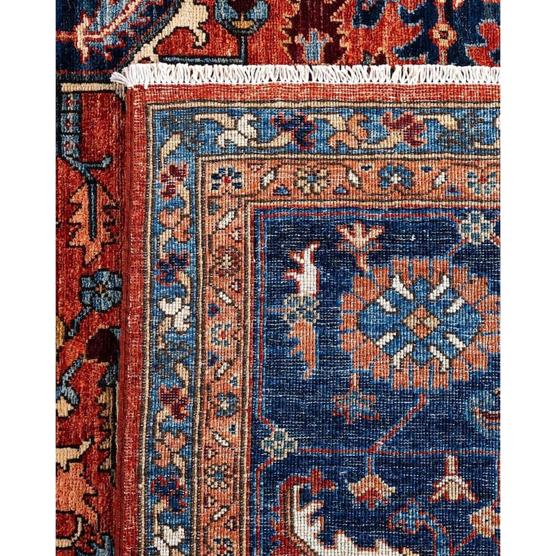 Serapi One-of-a-Kind Hand-Knotted Area Rug - Orange, 9' 2" x 11' 10" - 9' 2" x 11' 10"