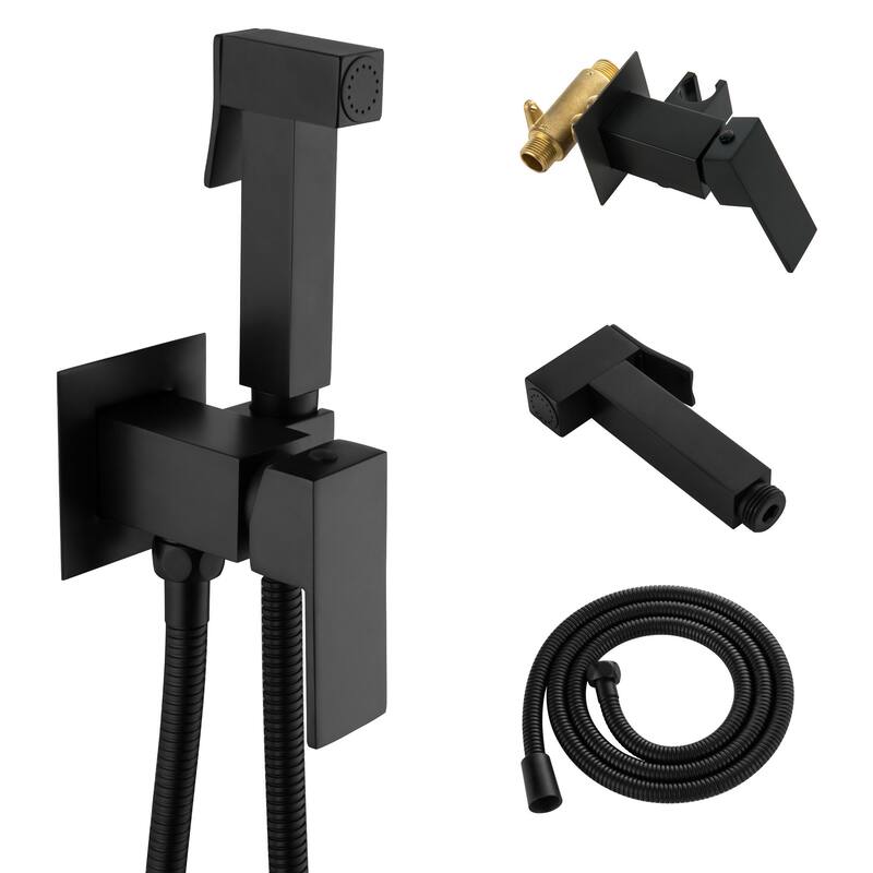 Wall Mounted Square Handheld Bidet Sprayer for Toilet