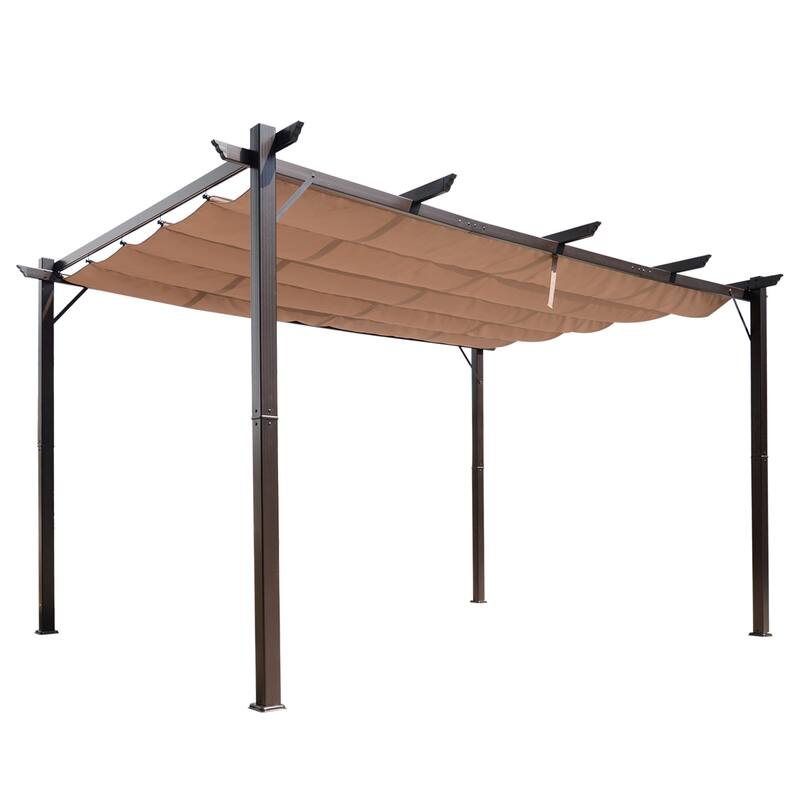 Outsunny Outdoor Pergola Aluminum Gazebo