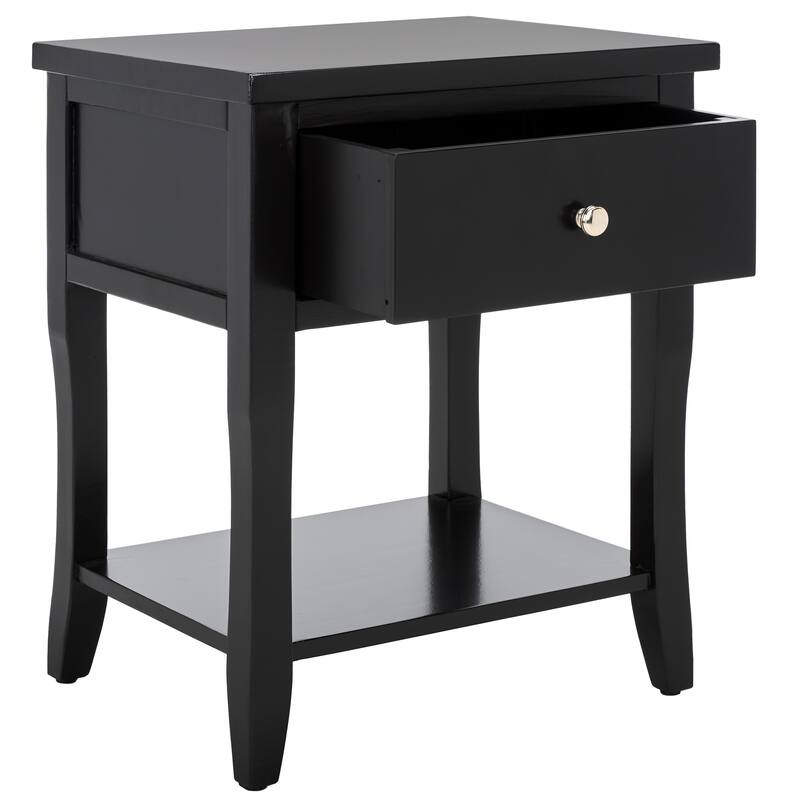 SAFAVIEH Martina Nightstand with Storage Drawer (Fully Assembled) - 18.1" x 15" x 22.2" - 18Wx15Dx22H