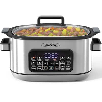 6.5QT 12-in-1 Programmable Multi Slow Cooker