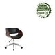 preview thumbnail 9 of 21, Porthos Home Monroe Faux Leather Office Chair with Chrome Base