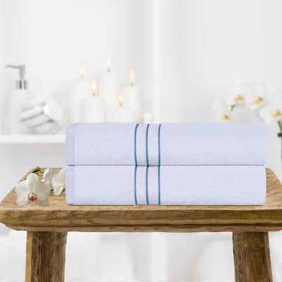 Turkish Cotton Heavyweight Bath Towel Set of 2 by Superior