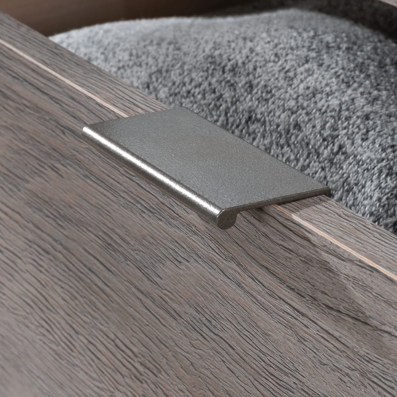 Engineered Wood Contemporary 4-Drawer Chest, Brown