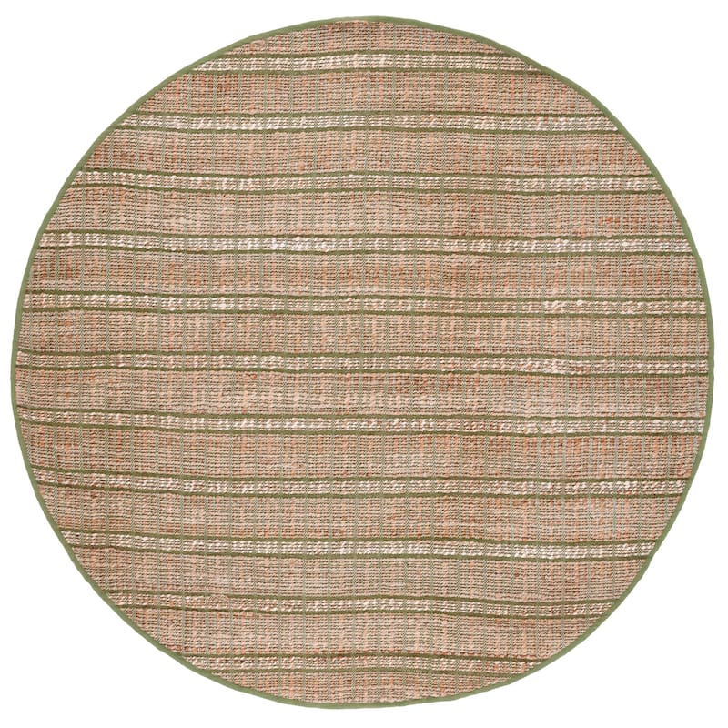 SAFAVIEH Handmade Natural Fiber Undis Geometric Seagrass Rug